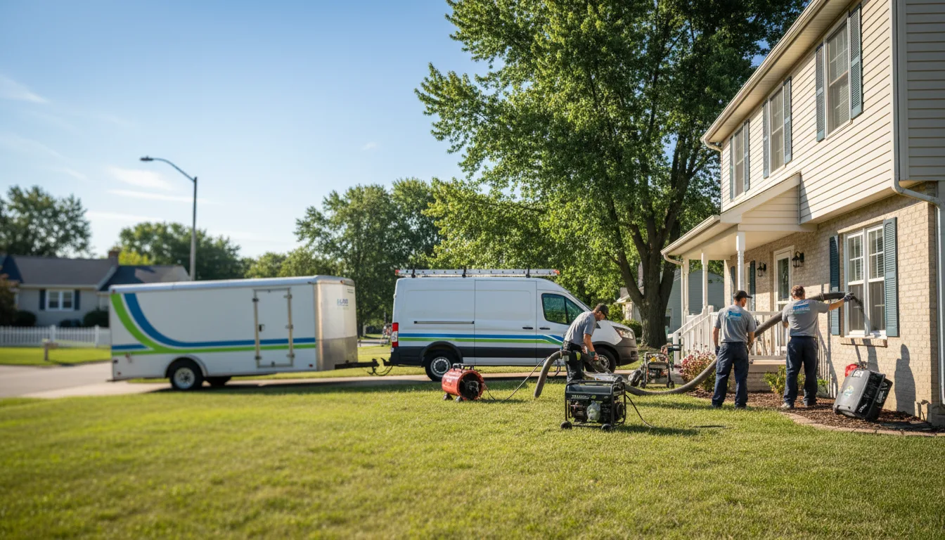 Flooded Basement Restoration And Cleanup With Repair in Blakesburg, IA near me